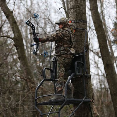 Removable shooting rail and mesh seat