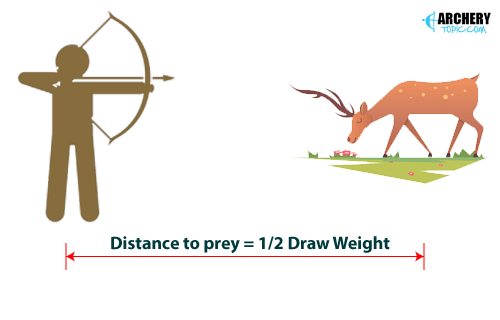 distance to prey