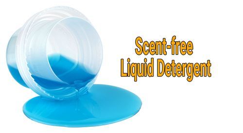  scent-free liquid detergent.