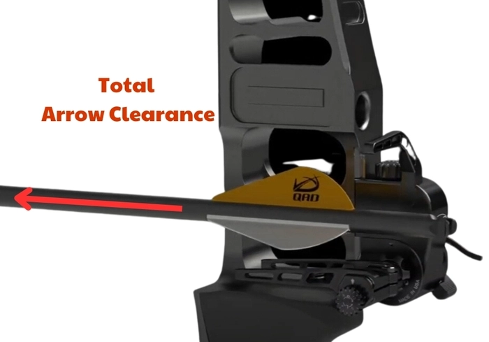 QAD total arrow clearance